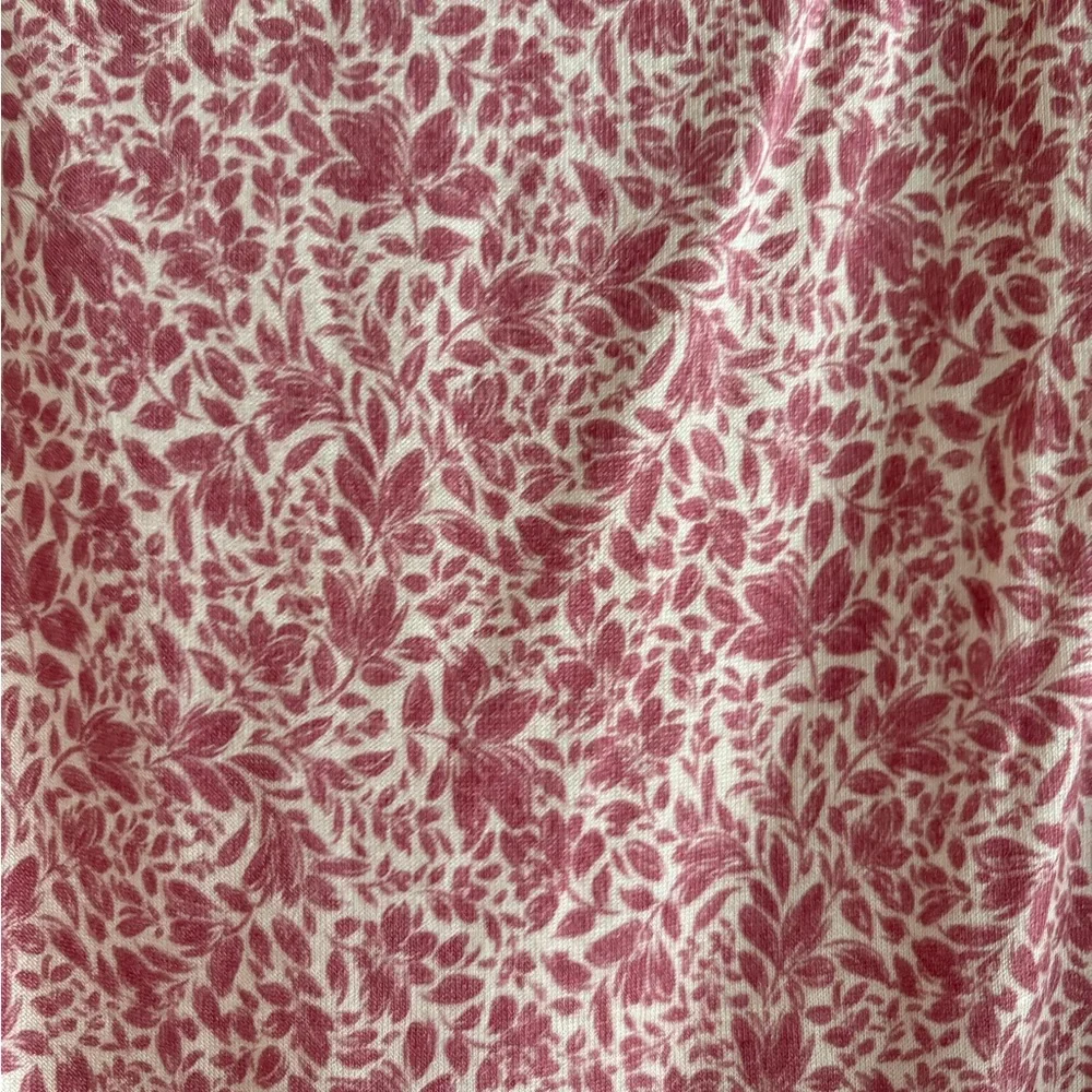Shore Floral Sweetheart Neck Long Sleeve Top - Picture 6 of 6